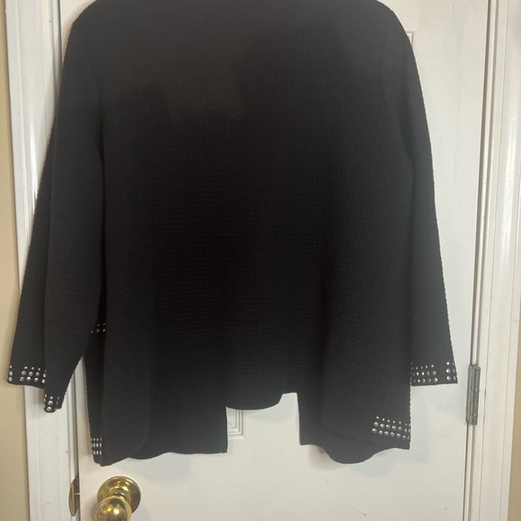 Alfred Dunner Black studded Jacket Size XL - Picture 6 of 7